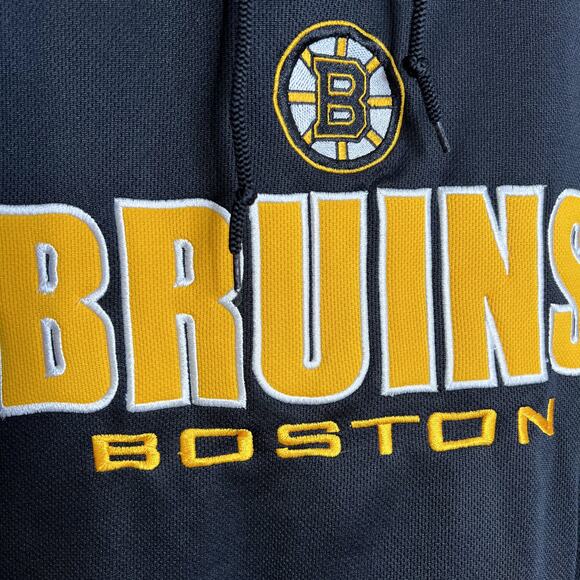 NHL Boston Bruins Black Pullover Hoodie Sweatshirt - Picture 2 of 6
